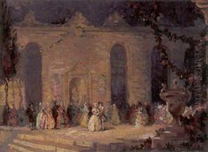 The Terrace by George Sheringham