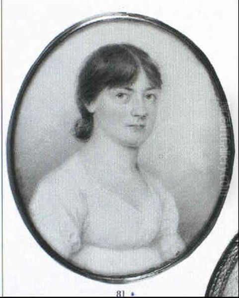 Jemima Bell (nee Scott) Wearing White Dress - view 1
