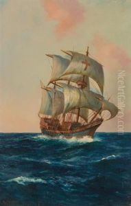 The Golden Hind, Drake's Ship by Daniel Sherrin