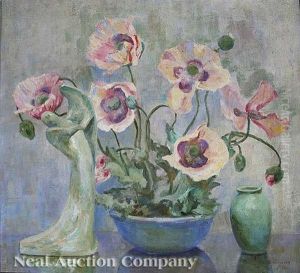 Poppies: Complements And Curves (study) by Mary Clare Sherwood