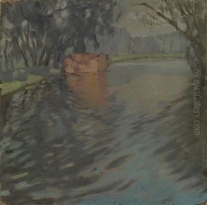On The Yauza River by Aleksandr Vasilievich Shevchenko