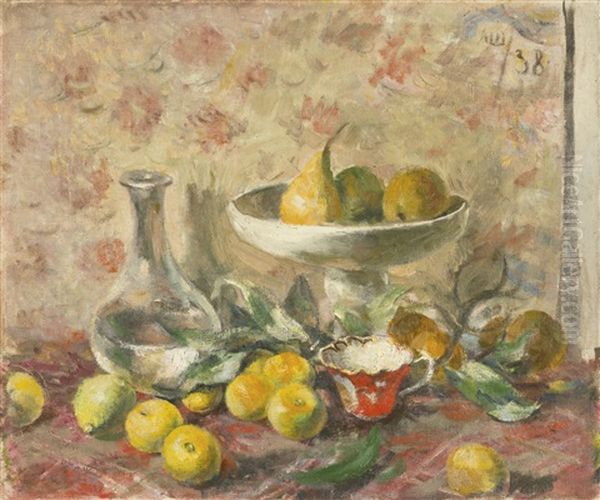 Still Life With Pears And Tangerines - view 1
