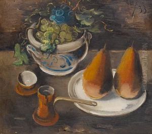 Still Life With Pears by Aleksandr Vasilievich Shevchenko