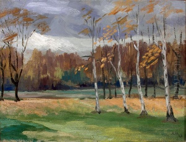 Paysage Aux Grands Arbres - view 1