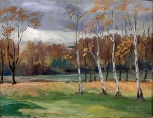 Paysage Aux Grands Arbres by Aleksandr Vasilievich Shevchenko
