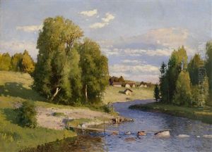 Summer Landscape With A River Summer Landscape With A River