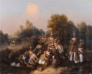 Army At Rest by Nicolai Schilder
