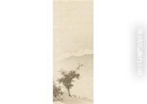 Snow Mountain by Shimomura Kanzan (Seizaburo)
