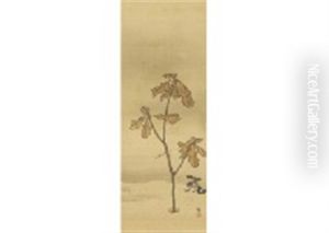 Oak Tree In Snow by Shimomura Kanzan (Seizaburo)