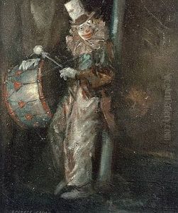 Indian Council by Everett Shinn