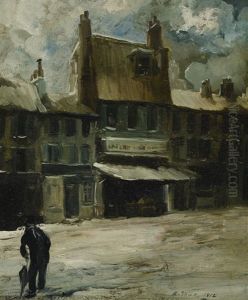 Paris Street Scene by Everett Shinn