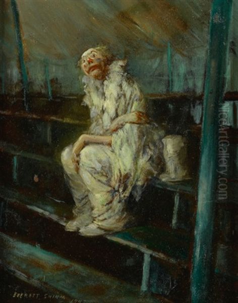 Clown On Empty Seats - view 1