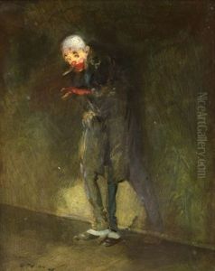 The Old Clown by Everett Shinn