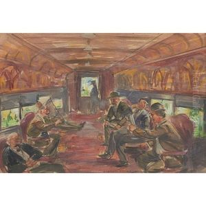 Club Car by Everett Shinn