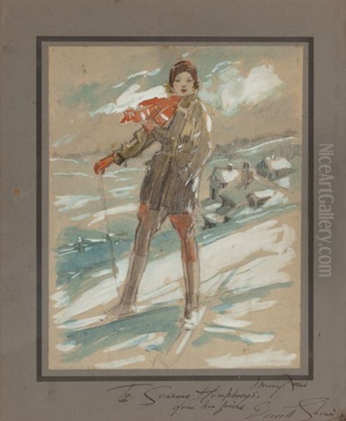 Susanne Humphreys On Skis - view 1