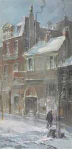 City Street Scene by Everett Shinn