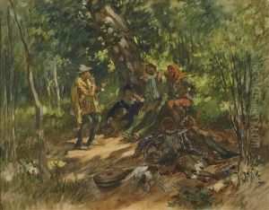 A Tall Tale by Everett Shinn