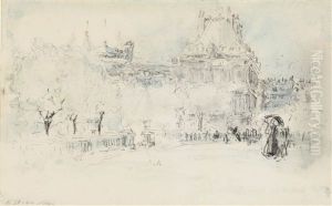 Luxembourg Gardens by Everett Shinn