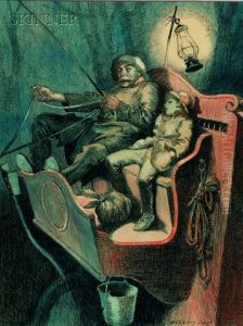 Toby Tried Very Hard To Go To Sleep by Everett Shinn