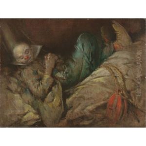 Sleeping Clown by Everett Shinn