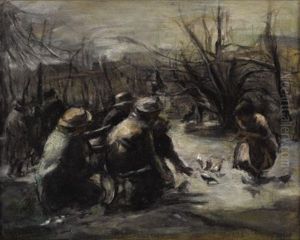 Washington Square Park, Ny by Everett Shinn