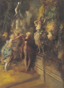 Garden Of Venus by Everett Shinn
