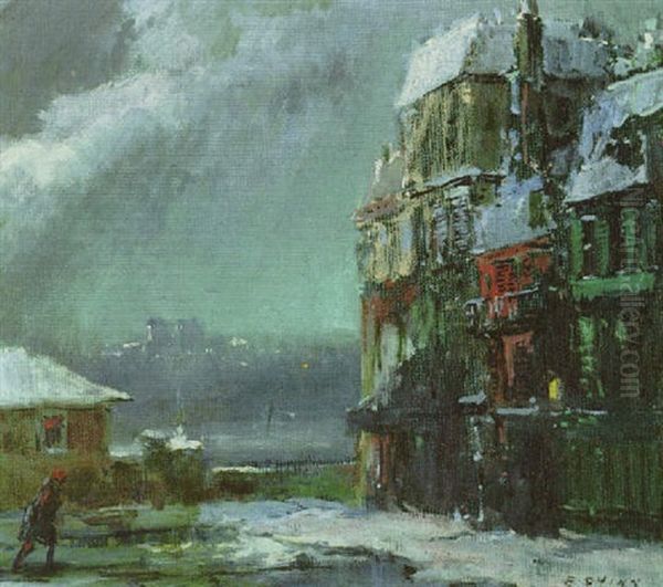Winter Night, Paris - view 1