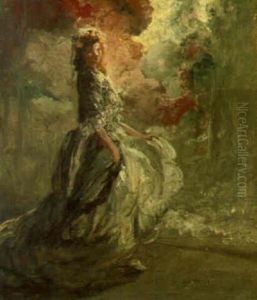 Woman On A Stage by Everett Shinn
