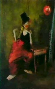 Clown Antics by Everett Shinn