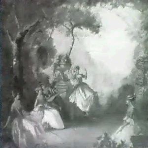 Picking Flowers by Everett Shinn