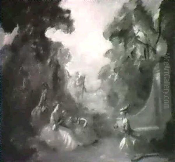Ladies In A Garden - view 1
