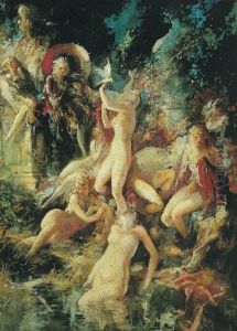 Bathing Wood Nymphs Bathing Wood Nymphs