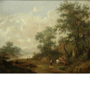 A Landscape In The North Of Wales by Benjamin Shipham