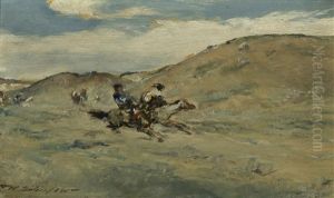 Crow Horse Race by Walter Shirlaw