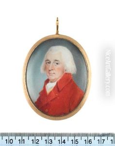 A Gentleman, Wearing Red Coat, Yellow Waistcoat And White Cravat