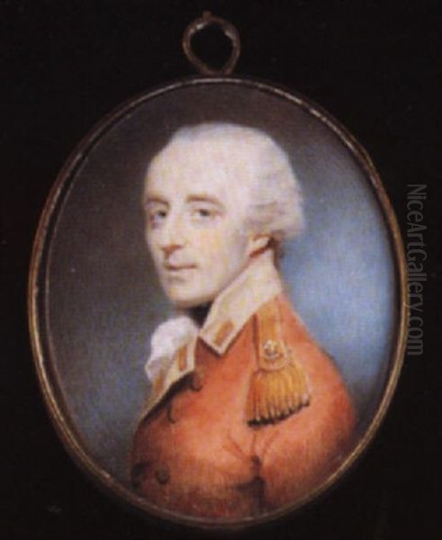 An Officer Wearing Red Coat With Cream Coloured Facings And Gold Frogging - view 1