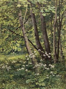 Forest Flowers by Iwan Iwanowicz Shishkin