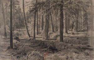 Forest by Iwan Iwanowicz Shishkin