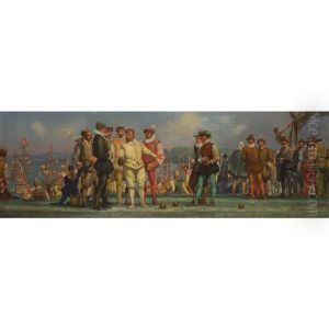 The Pirate, Thomas Fleming, Hastens To Plymouth by Kenneth Shoesmith