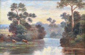 Cattle Watering by William Short Sr.
