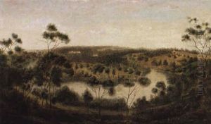 The Yarra Bend From Studley Park by William Short Sr.