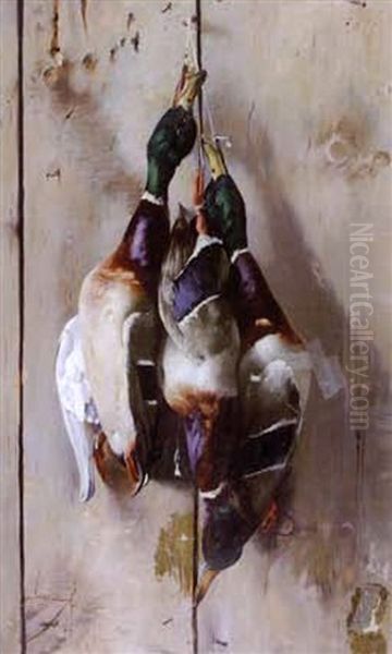 Nature Morte: Mallard Ducks - view 1