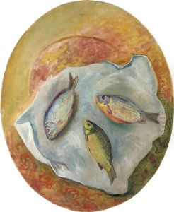 Still Life With Fish by David Shterenberg