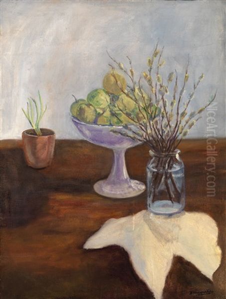 Pussy Willow In A Jar - view 1