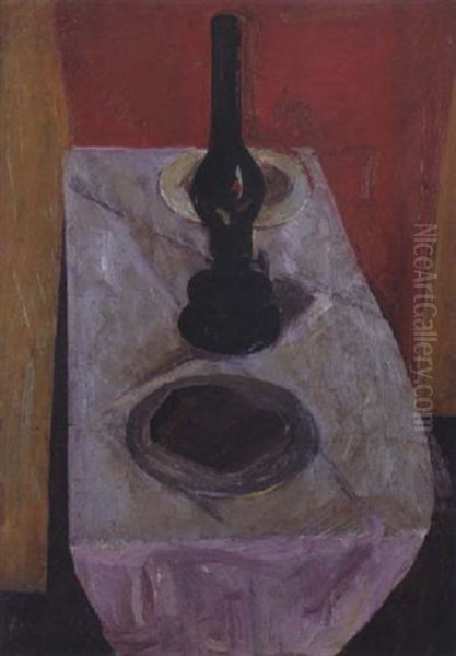 Nature Morte A La Lampe A Petrole - view 1