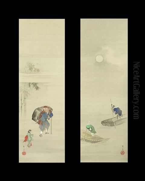 Kakejiku (pair) - view 1