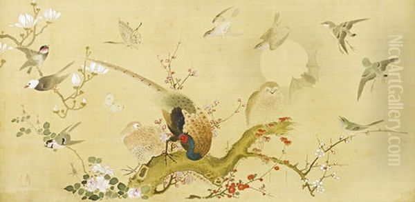 Untitled (different Species Of Birds) (sketch) (2 Works) - view 1