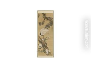 White Crane by Okamoto Shuki