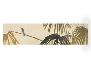 Palm And Bulbul by Hishida Shunso