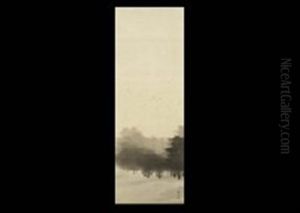 Forest In The Evening by Hishida Shunso